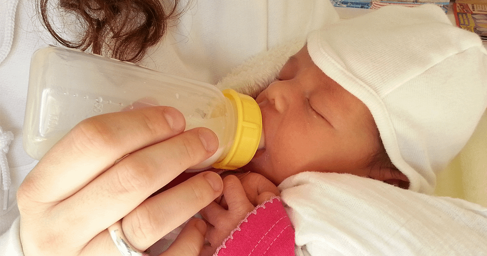 Baby Bottle Feeding
